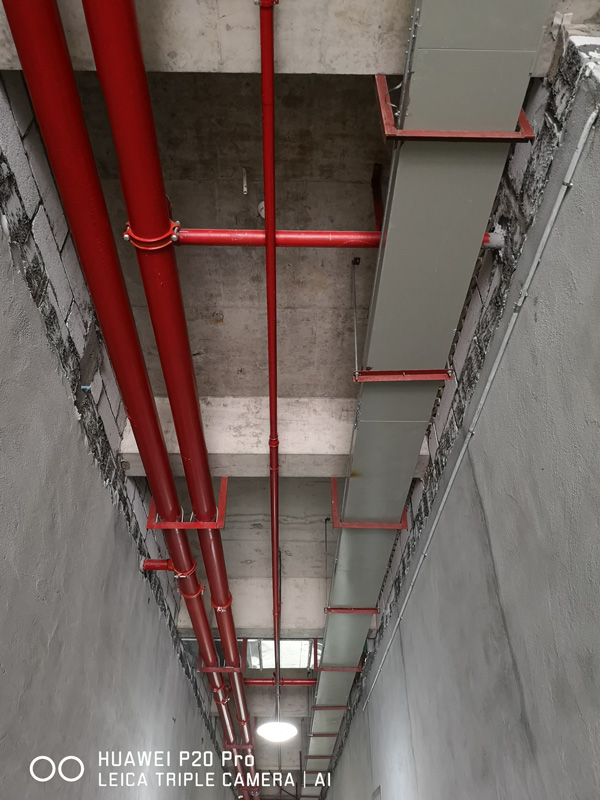深圳寶安跨越物流公司大樓消防工程4