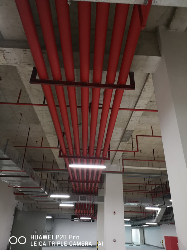 深圳寶安跨越物流公司大樓消防工程3