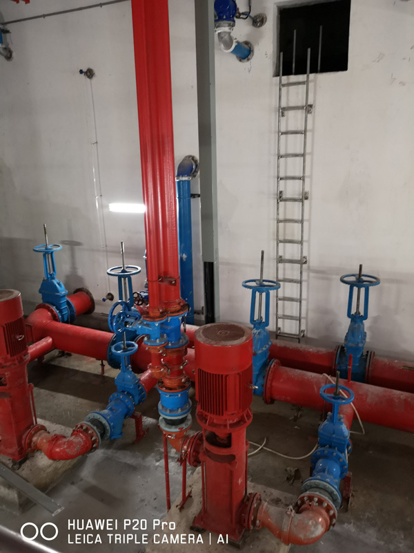 深圳寶安跨越物流公司大樓消防工程2