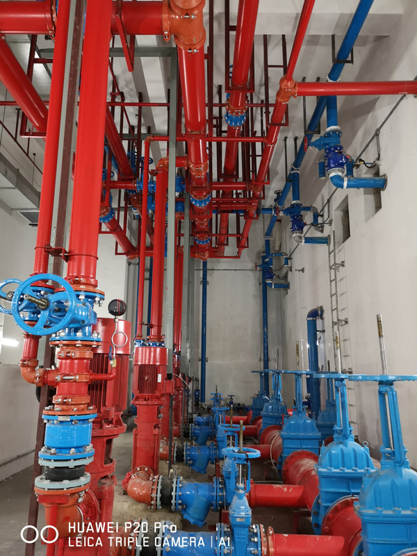 深圳寶安跨越物流公司大樓消防工程1