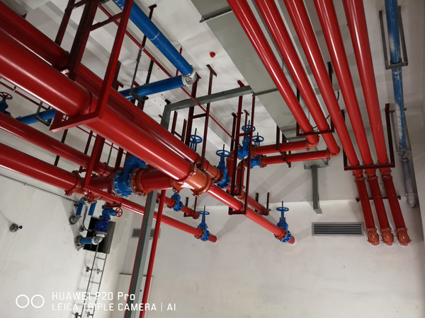 深圳寶安跨越物流公司大樓消防工程